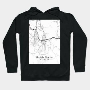 Heidelberg Germany City Map Hoodie